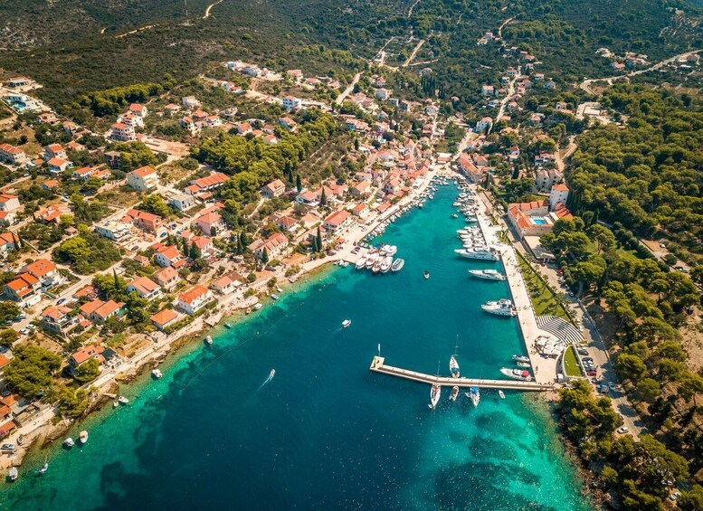 Picture 1 for Activity From Split: Half-Day Blue Lagoon and 3 Islands Boat Tour