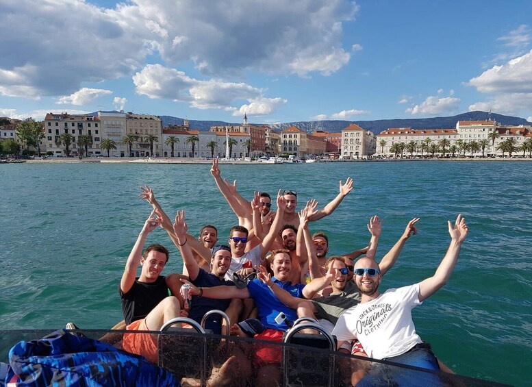 Picture 3 for Activity From Split: Half-Day Blue Lagoon and 3 Islands Boat Tour