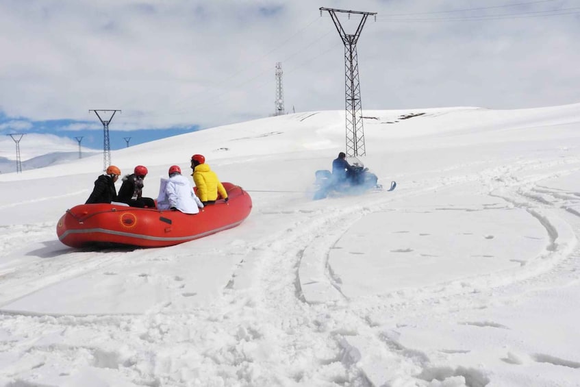 Picture 5 for Activity From Yerevan: Private Snow Rafting Tour with Transfers