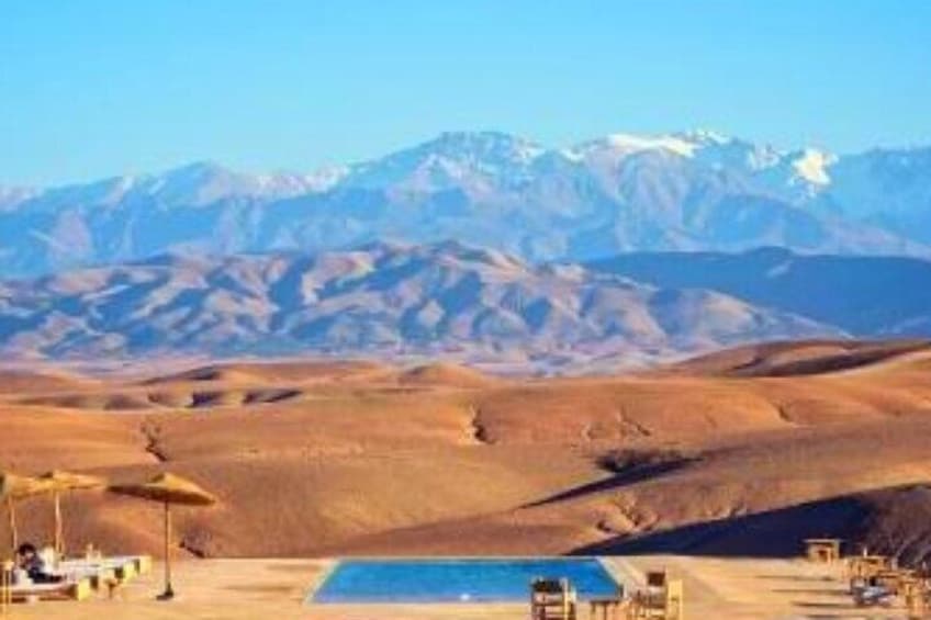 Magical Dinner in Marrakech Desert with Transportation