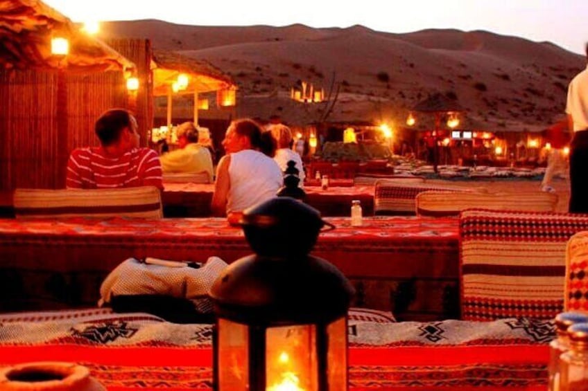 Magical Dinner in Marrakech Desert with Transportation