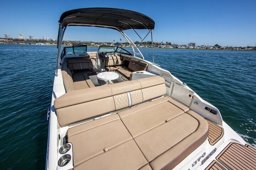 2 hour 29ft Sport Yacht Private Newport Beach Harbor Cruise! 