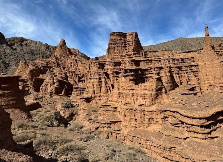 The Ancient Burana Tower & Kok-Moinok Canyons