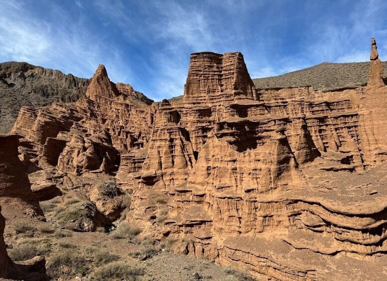 The Ancient Burana Tower & Kok-Moinok Canyons