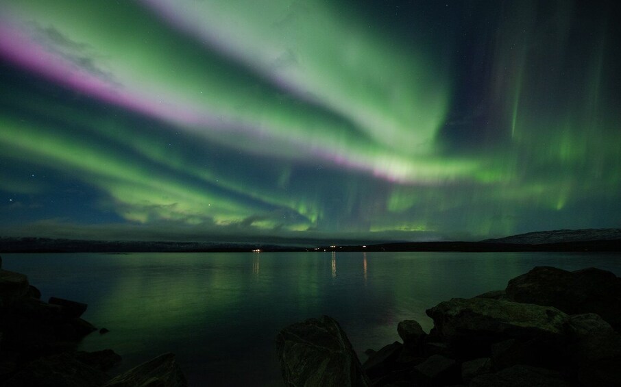 Picture 2 for Activity Abisko: Guided Autumn Aurora Chase with Hotel Transfers