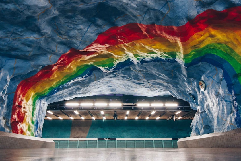 Picture 3 for Activity Stockholm: Underground Metro Art Ride with a Local Guide