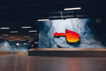 Stockholm : Underground Metro Art Ride avec un guide local