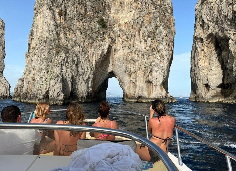 Picture 11 for Activity Salerno/Sorrento: Capri Boat Tour with City Visit and Snacks