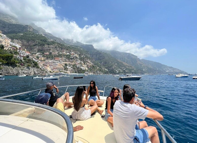 Picture 3 for Activity Salerno/Sorrento: Capri Boat Tour with City Visit and Snacks