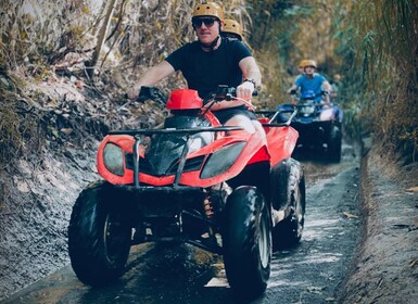 Ubud: Gorilla Face ATV og Batur Natural Hotspring med lunsj