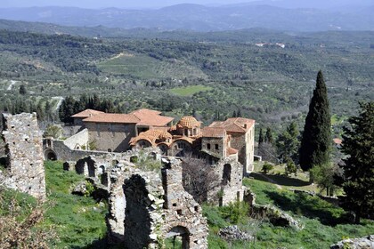 Mystras Castle Town, Sparta, Olivenmuseum Privat dagstur