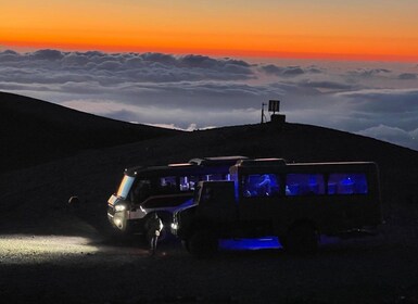 Etna North Sunset: Summit area & Craters of 2002