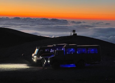 Etna North Sunset: Summit area & Craters of 2002