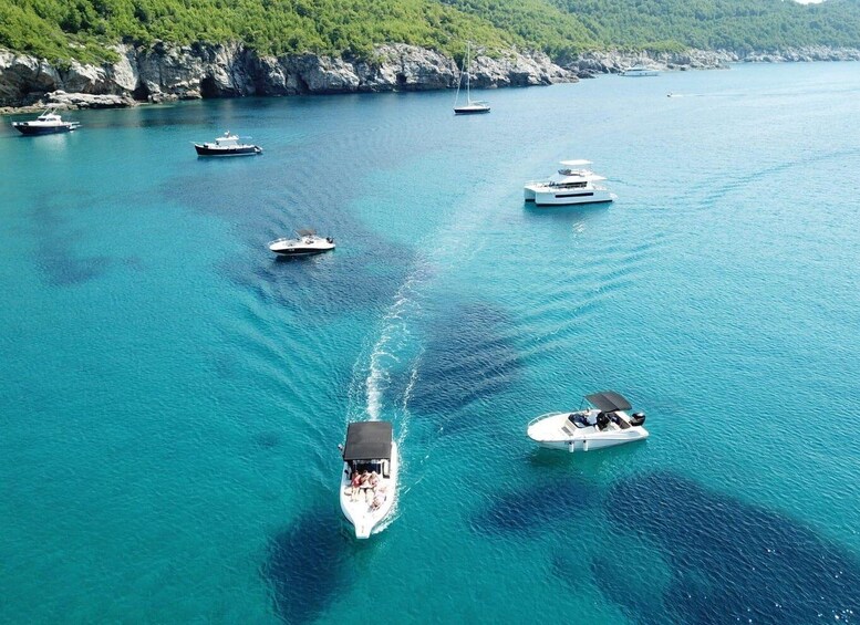 Picture 2 for Activity Blue Cave-Green cave-Sandy beach tour with luxury speedboat