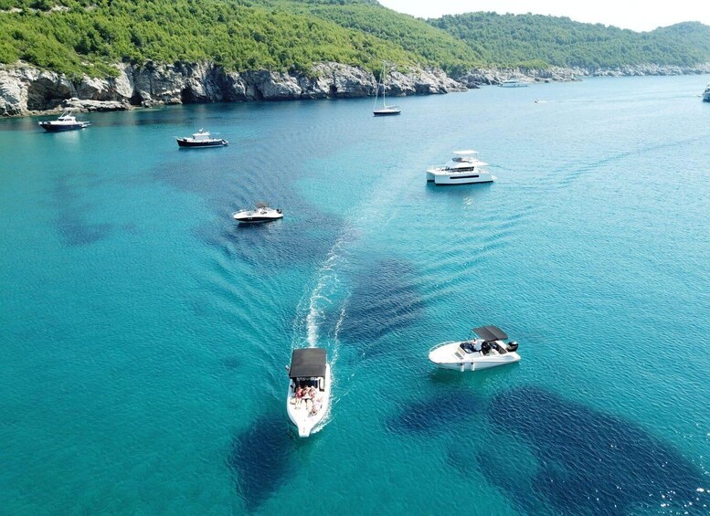 Picture 2 for Activity Blue Cave-Green cave-Sandy beach tour with luxury speedboat