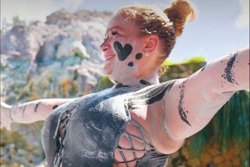 WATERFALL and VOLCANO-MUD BATHS Experience with Lunch