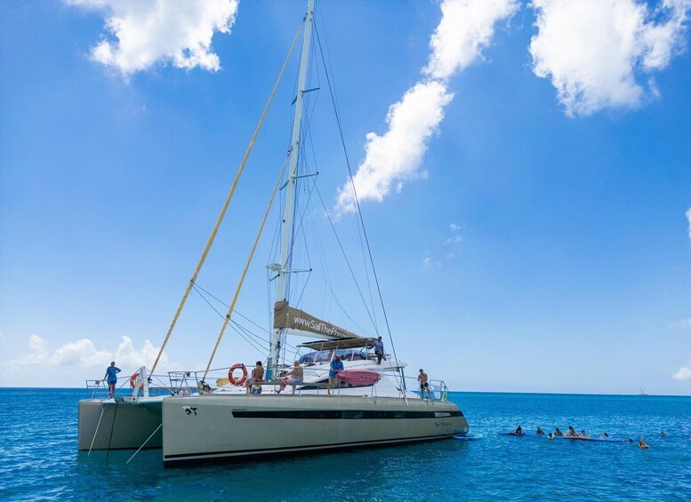 Picture 9 for Activity Sint Maarten: Luxury Catamaran Cruise with Lunch and Drinks