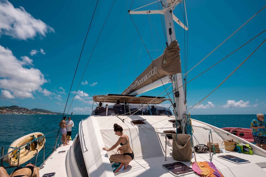 Picture 4 for Activity Sint Maarten: Luxury Catamaran Cruise with Lunch and Drinks