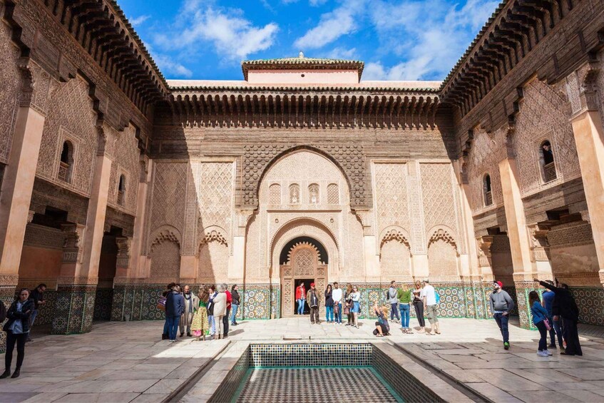 Marrakech: Madrasa Ben Youssef, Secret Garden & Market Tour