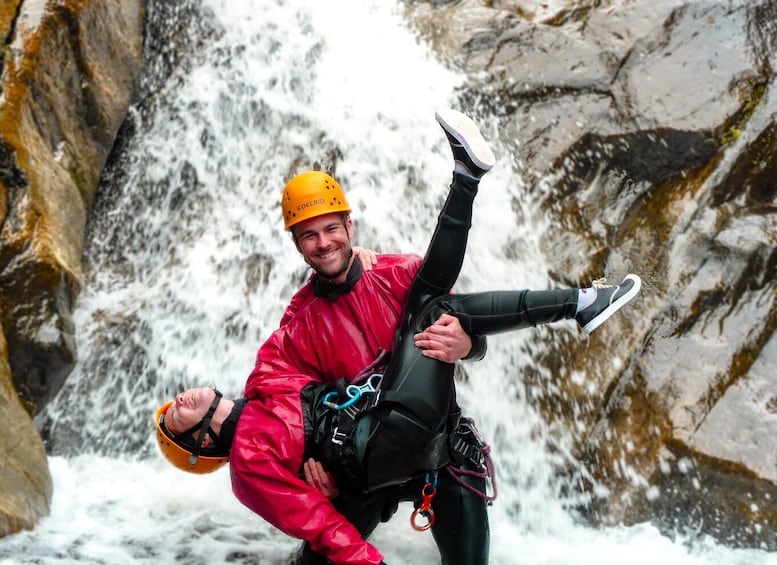 Baños de Agua Santa: Canyoning in Chamana waterfalls