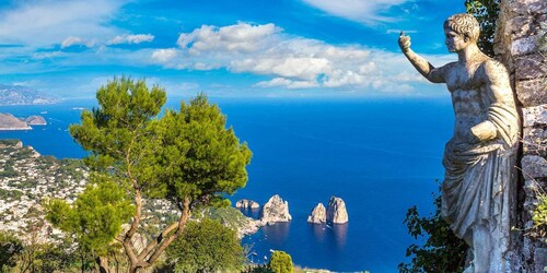 Depuis Naples : Excursion guidée d'une journée sur l'île de Capri