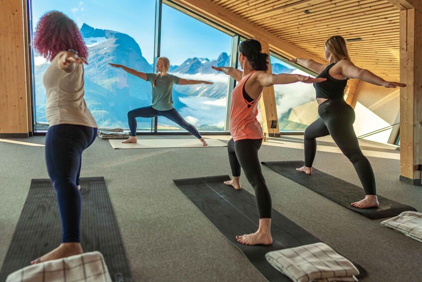 Picture 4 for Activity From Åndalsnes: Yoga on Nesaksla Mountain and Gondola Ticket