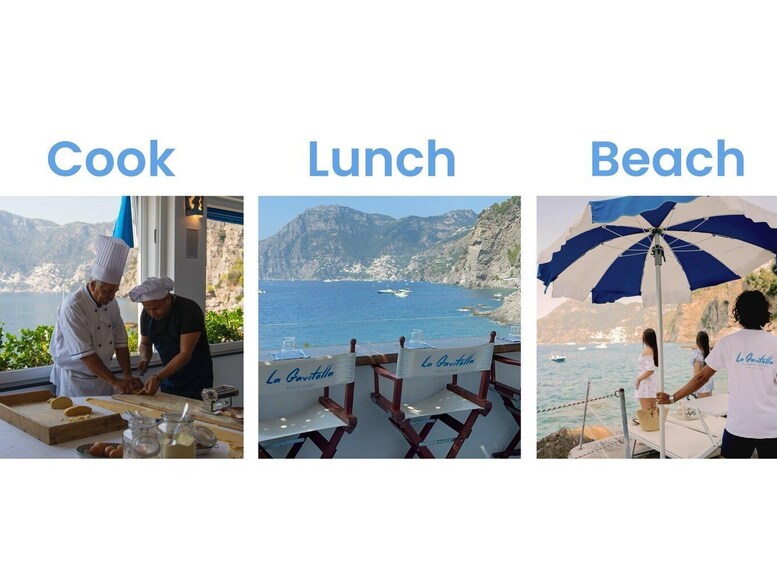 Pasta & Tiramisù: Cook, Lunch & Beach Day in Amalfi Coast!