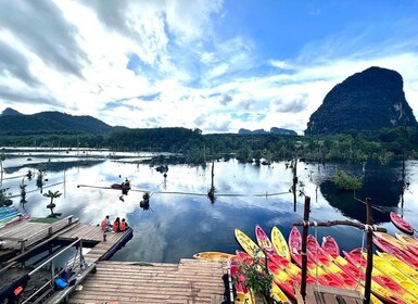 Krabi: Klong Root Kajak Aussichtspunkt, Fischfütterung und mehr