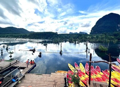 Krabi: Klong Root Kajak Aussichtspunkt, Fischfütterung und mehr