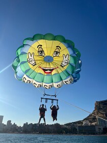 Alicante : Parachute et promenade en bateau