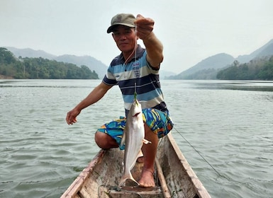 Luang Prabang : Pêche dans le Mékong avec un pêcheur local et déjeuner