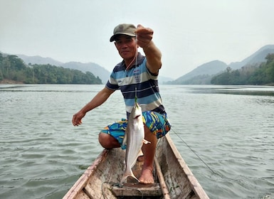 Luang Prabang : Pêche au Mékong avec un pêcheur local et Déjeuner