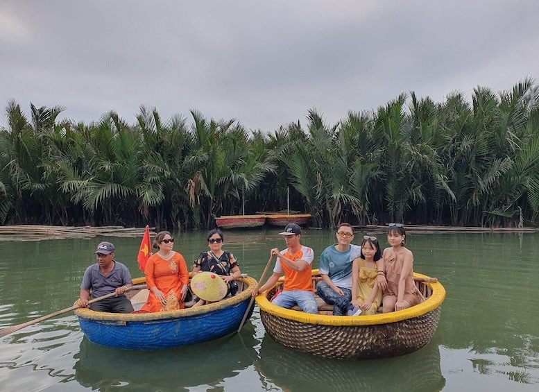 Picture 8 for Activity Hoi An : Discover Coconut Village on Basket Boat Ride