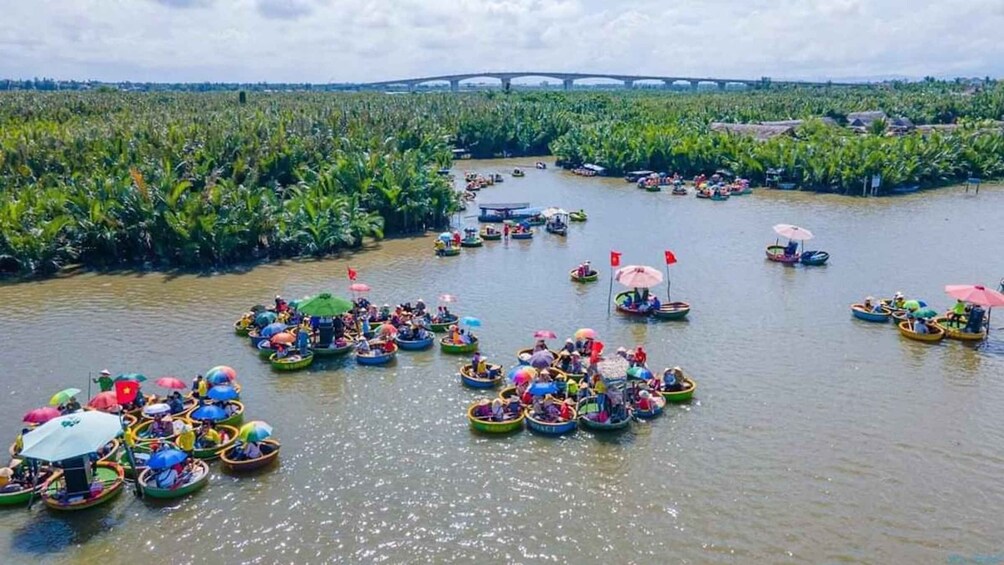 Picture 9 for Activity Hoi An : Discover Coconut Village on Basket Boat Ride