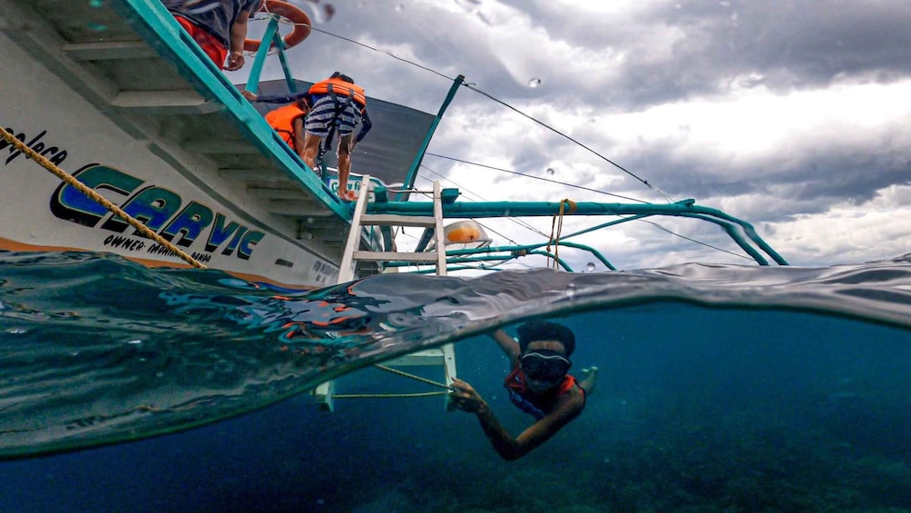 Picture 2 for Activity Port Barton: Full-Day Island Hopping Tour by Boat with Lunch