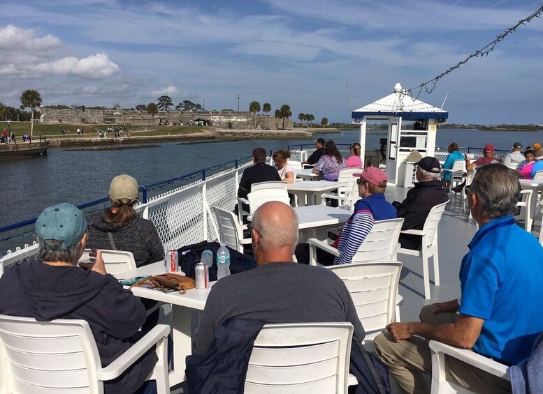 Picture 1 for Activity St. Augustine: Boat Cruise and Electric Golf Cart Tour