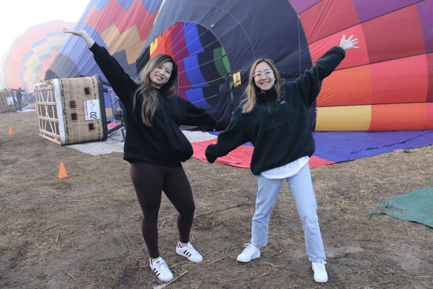 Hot air balloon flight in Teotihuacan with buffet breakfast