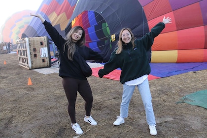 Balloon flight in Teotihuacan+Breakfast in Natural Cave CDMX