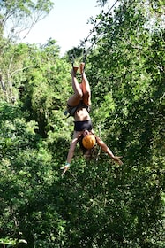 Adrenaline tour: Atv, Ziplines and Cenote swim experience