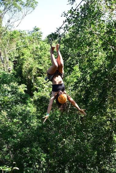 Adrenaline tour: Atv, Ziplines and Cenote swim experience