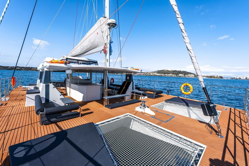 Picture 8 for Activity Santorini: Catamaran Caldera Cruise with Meal and Drinks