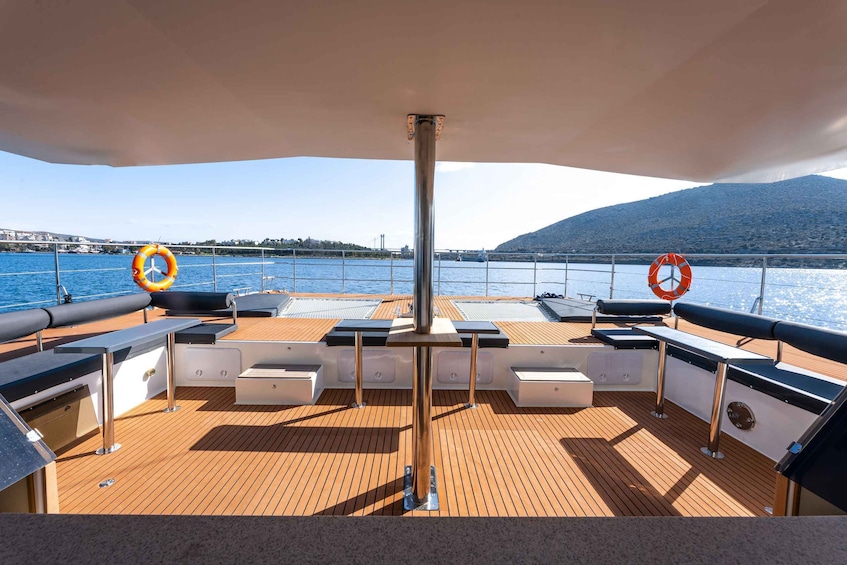 Picture 10 for Activity Santorini: Catamaran Caldera Cruise with Meal and Drinks