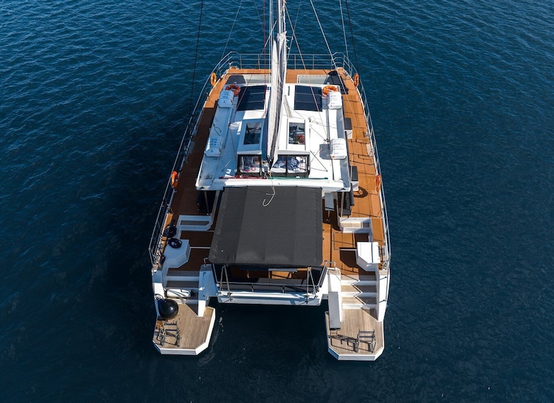 Picture 4 for Activity Santorini: Catamaran Caldera Cruise with Meal and Drinks