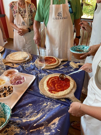 Picture 7 for Activity Partinico: Pizza-Making Class on an Organic Farm with Wine