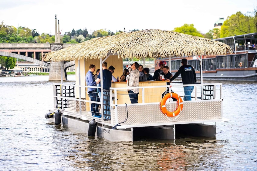 Picture 4 for Activity Prague: Party Tiki Boat Sightseeing Cruise with Drinks