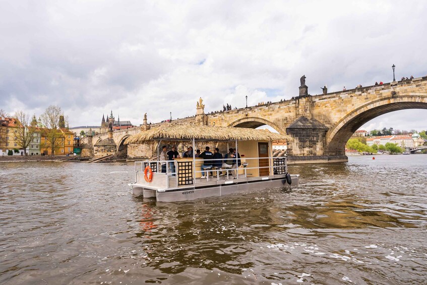 Picture 6 for Activity Prague: Party Tiki Boat Sightseeing Cruise with Drinks