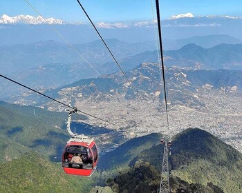 Vandring i højderne og svævebanetur i Kathmandu Chandragiri