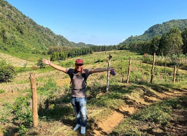 Luang Prabang : Randonnée d’une journée complète à Kuang Si Waterfall et Vi...