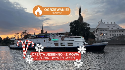 Wroclaw boat cruise by a Christmas ship!