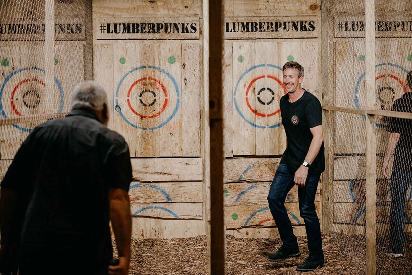 Picture 6 for Activity Melbourne: Lumber Punks Axe Throwing Experience